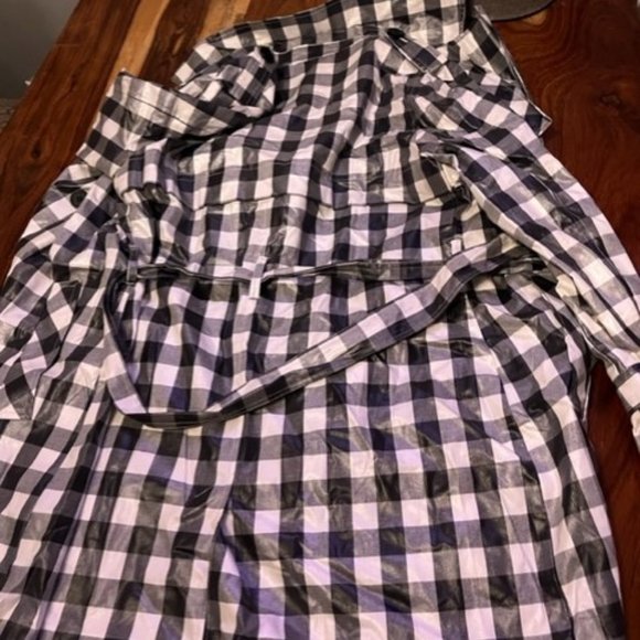 BCBGeneration Checkered Raincoat - Picture 8 of 9